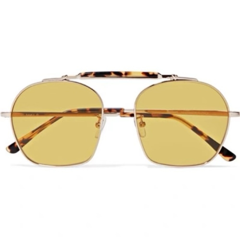 Illesteva Samui Round-frame Tortoiseshell Acetate And Metal Sunglasses